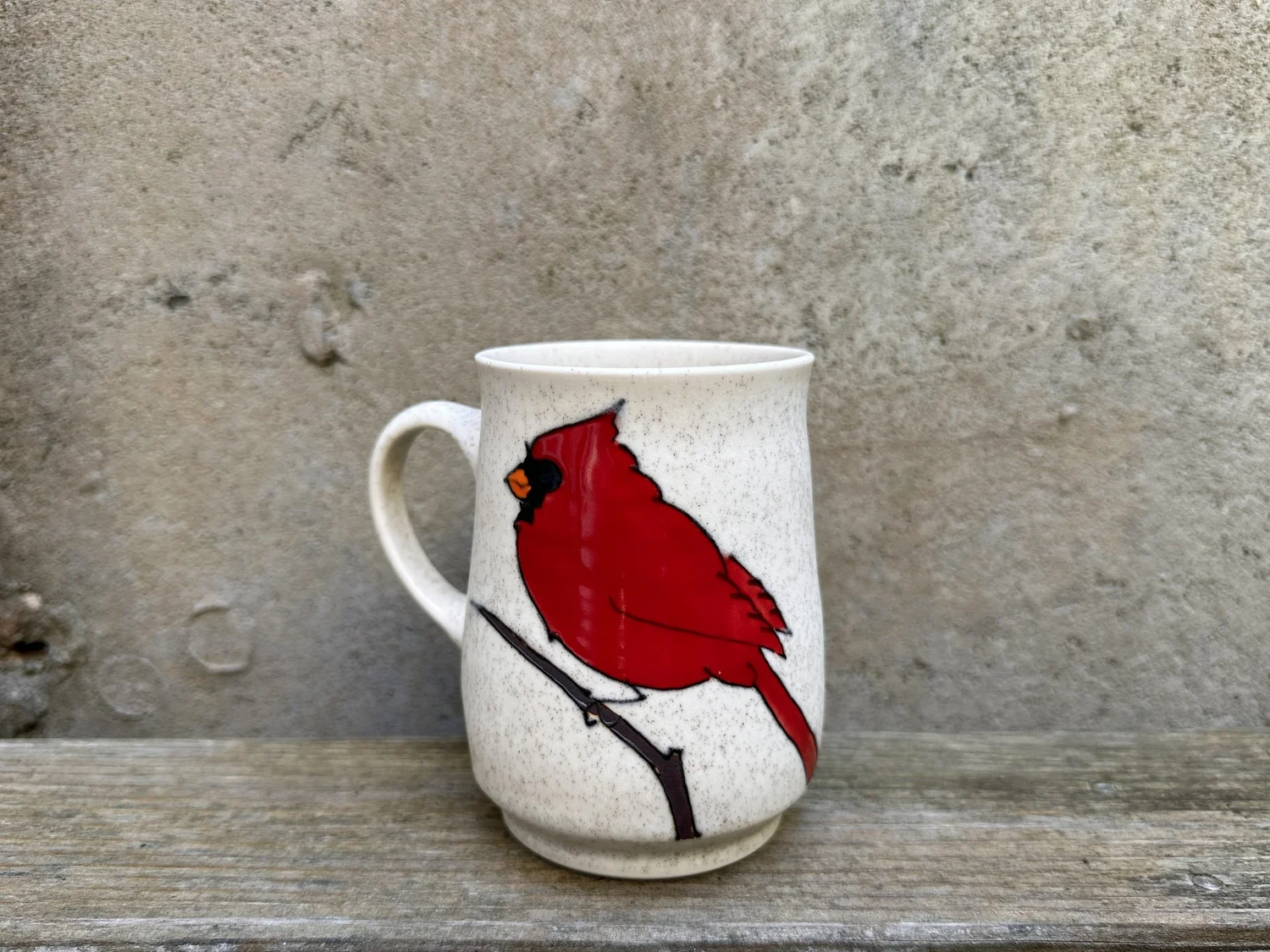 Cardinal Cup with Handle  Nell Van Vorst