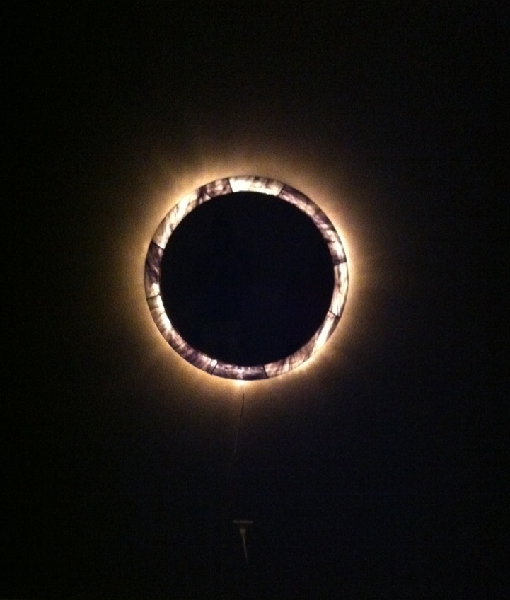 "eclipse mirror" SOLD, private residence, Austin, TX