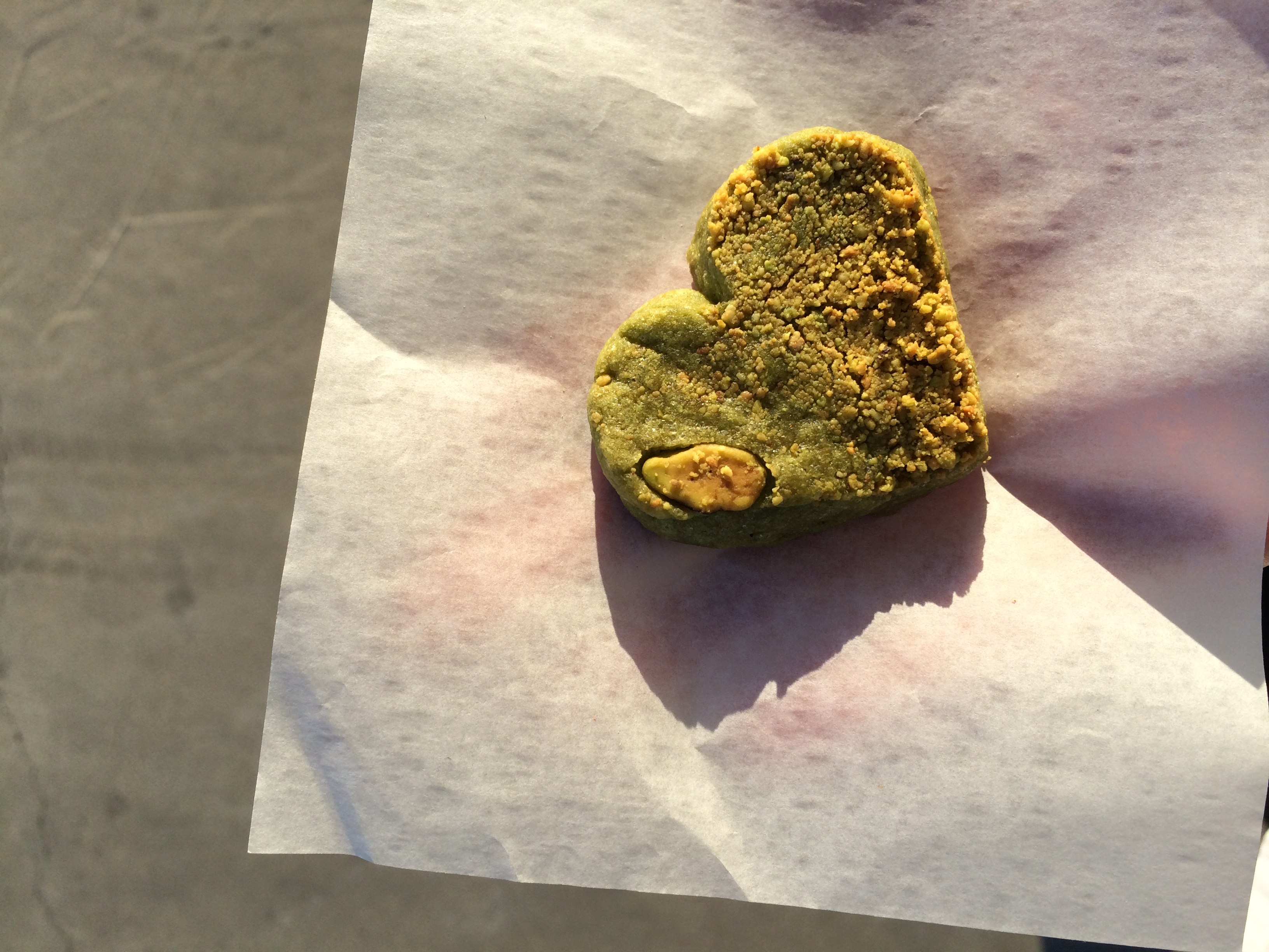 pistachio green tea VEGAN / GLUTENFREE greenology 2014