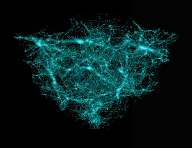 Rendering of dark matter.