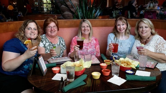 Tricia Chuba, Donna Kopenski, Shannon Jaramillo (me), Peggy Noe, and Linda Foster with Mary Fish behind the camera :)