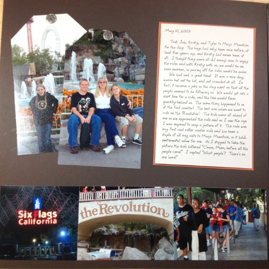 One Fine Day at Magic Mountain, Valencia, California