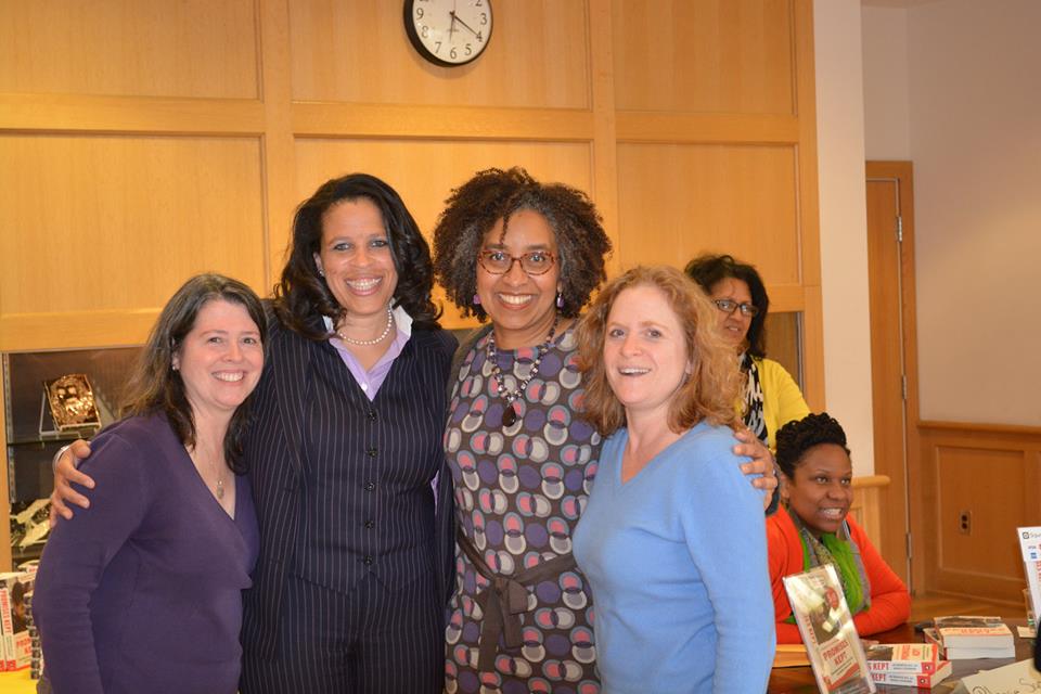 With Eileen Flanagan, Imana Legette and Margaret Berger Bradley at Penn Charter