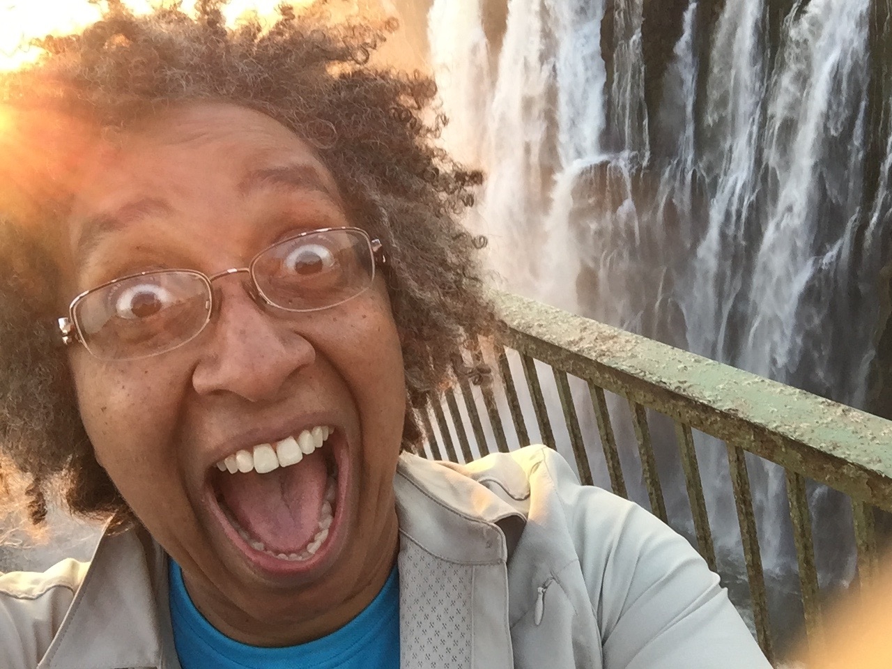 Walking the footbridge alongside Victoria Falls in Livingstone, Zambia, felt almost as scary as leaving Corporate.