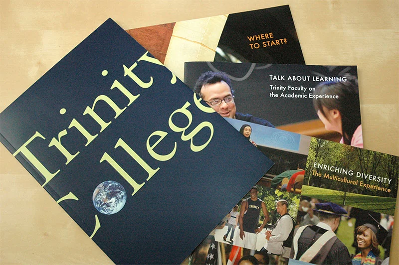 Trinity College Viewbook + brochures