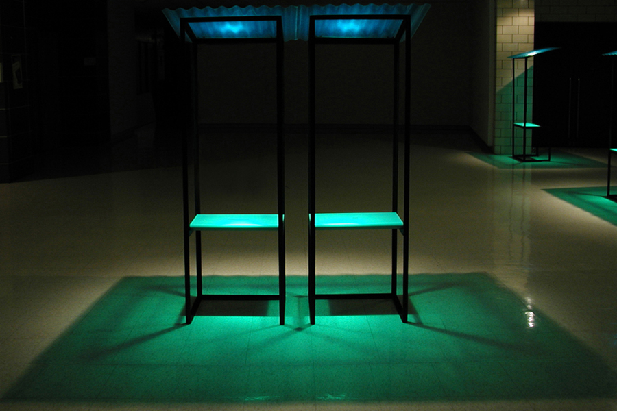   Bus Stop Notes , 2004 Installed at the Moreau Galleries, Saint Mary’s College, Notre Dame, Indiana 