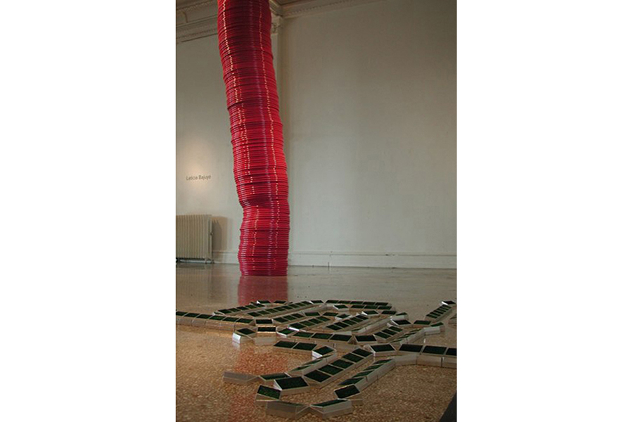   Forces of Nature: tornados and Hula hoops , 2008 Installed at The Carnegie, Covington, Kentucky 