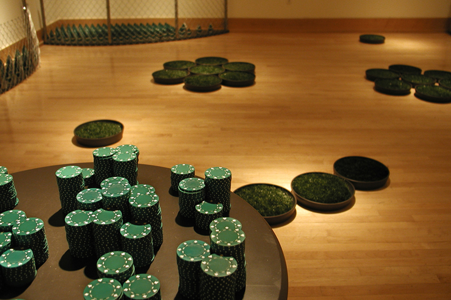   Yard Upkeep , 2005 Installed at the Indianapolis Art Center, Indianapolis, Indiana 