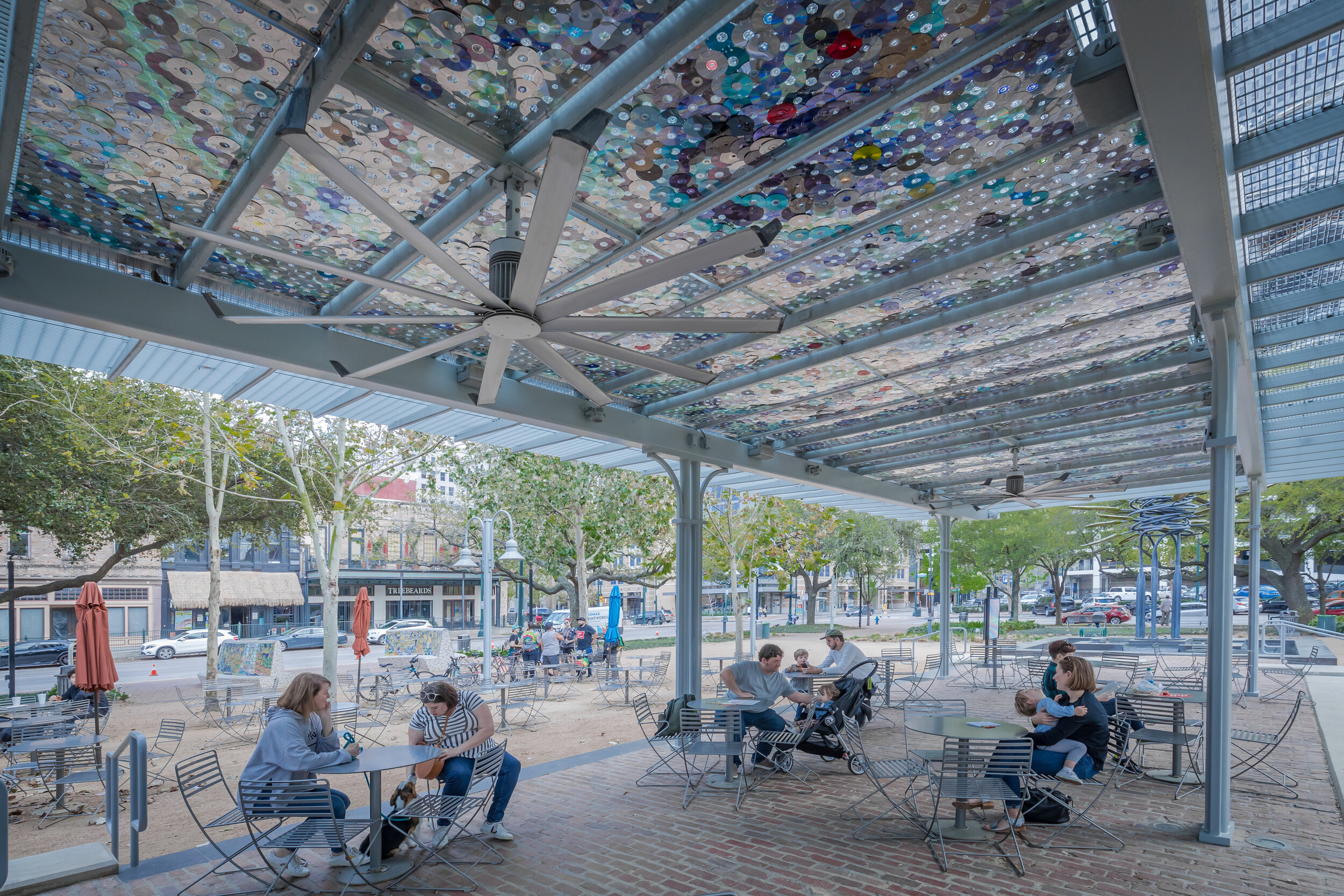   Iridescence,  Houston, Texas - site-specific installation at Market Square Park 