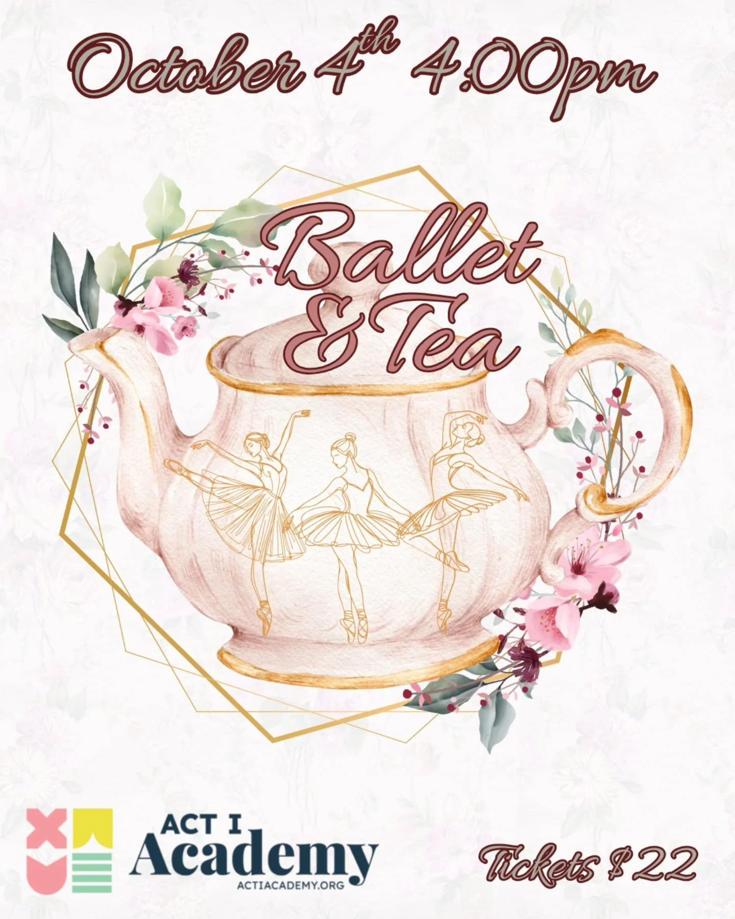 Looking for a fun event for Saturday afternoon? Join The Academy for their Ballet and Tea event 🫖🩰 You&rsquo;ll enjoy a pot of tea and yummy treats at your table while watching beautiful classical ballet variations. Whether you&rsquo;re looking for