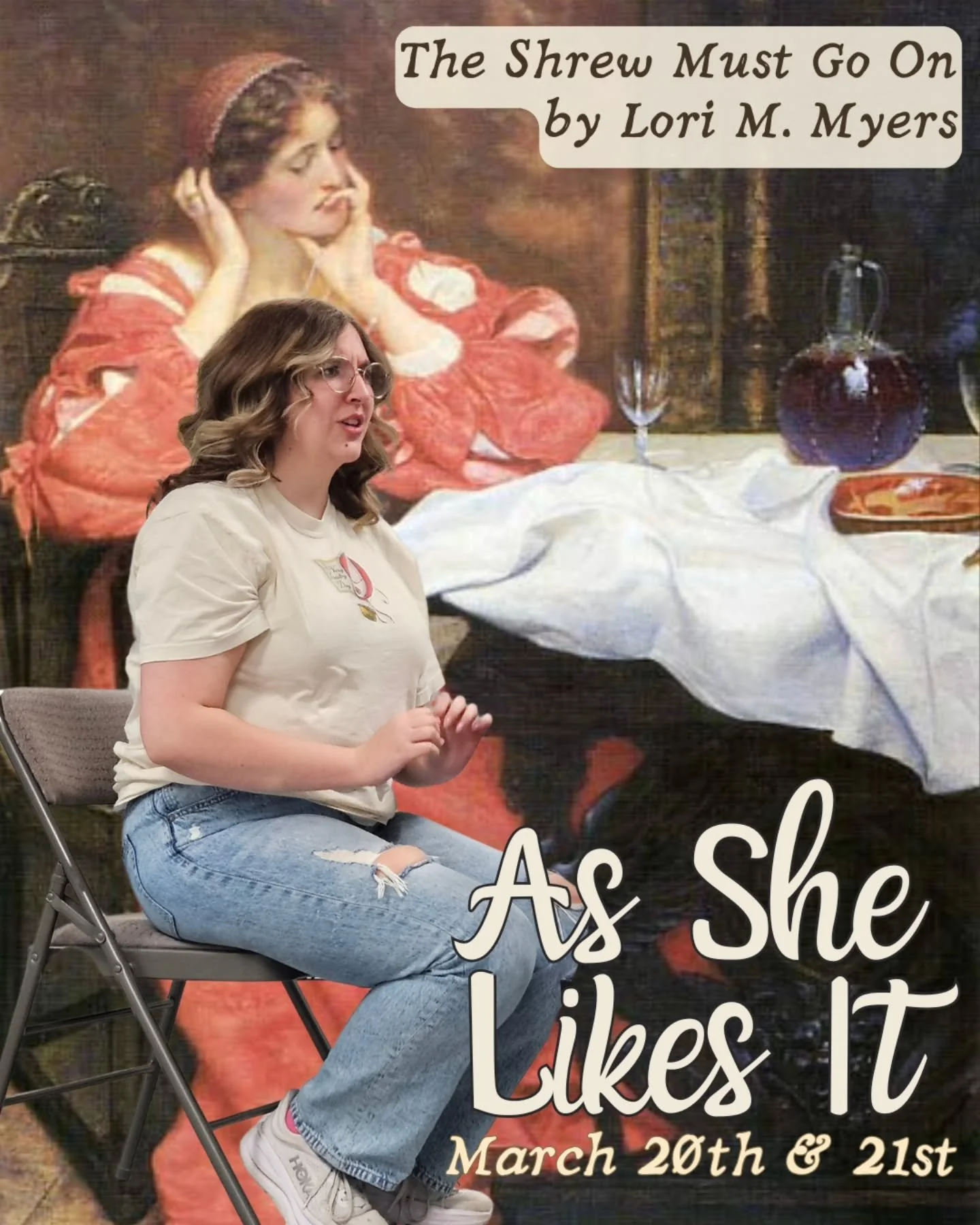 As She Likes It gives you 6 shows for the price of 1! Including: The Shrew Must Go On by Lori M. Myers. Don't miss this fabulous anthology of shows that spotlights Shakespeare's leading ladies like you&rsquo;ve never seen them before! 
✨️March 20th &