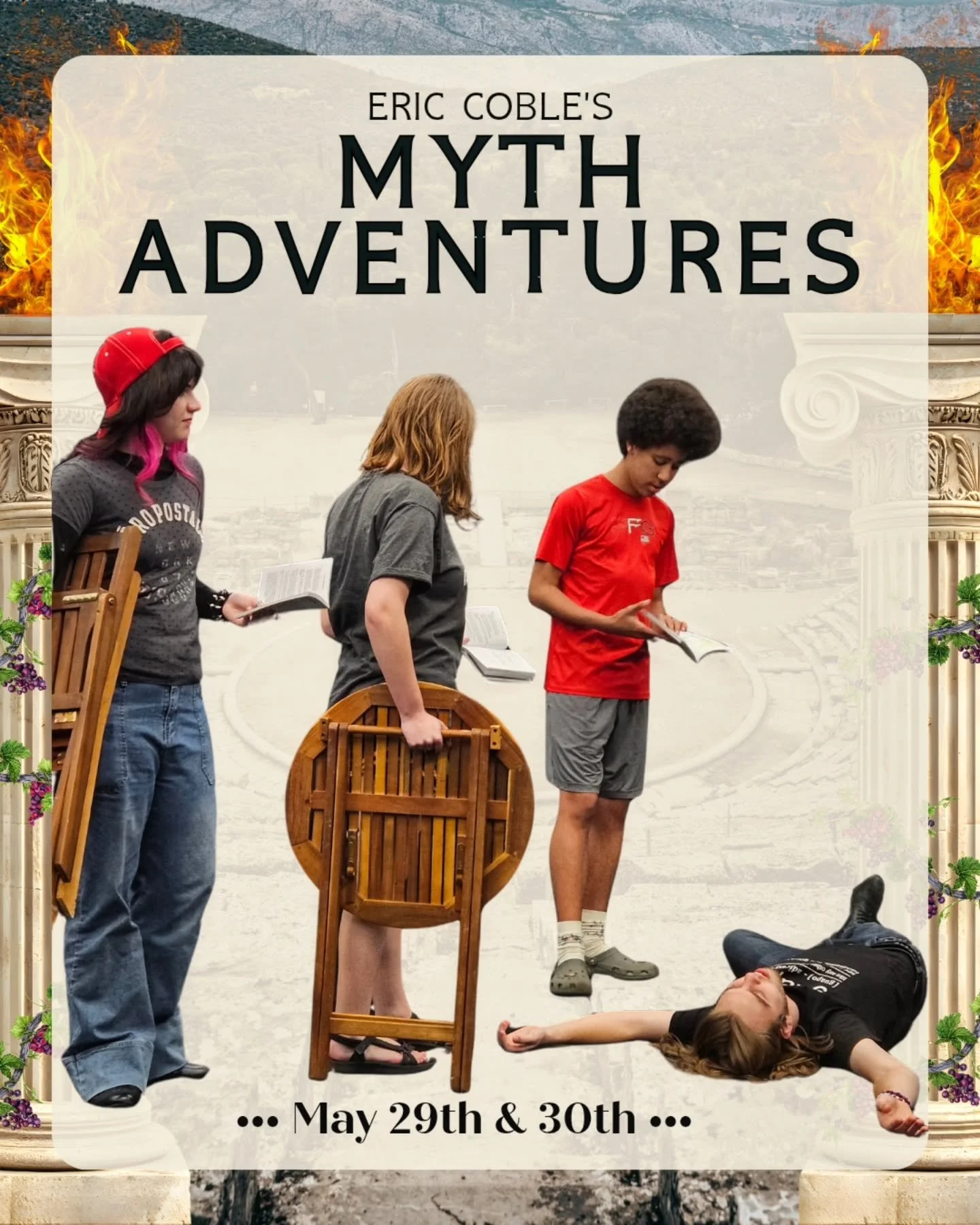 Don't miss this hilarious group as they play a multitude of characters from 5 classic Greeks tales in Myth Adventures!

🏺⚡️ May 29th &amp; 30th! ⚡️🏺

And visit cartersvillemuseumcity.com for more local events 

#mythadventures #youththeatre #commun