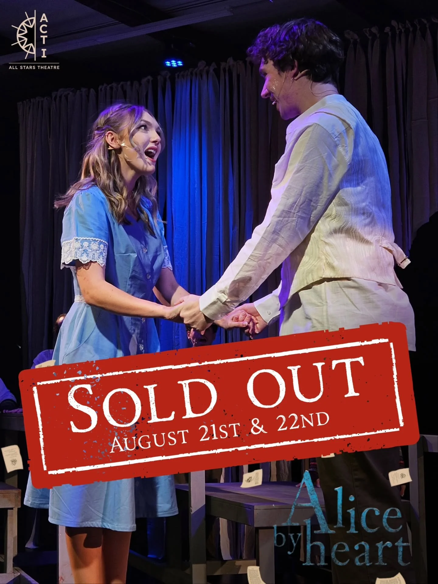 There's "no time left--you understand?" If you haven't gotten your tickets already, "It's too late for all that now." We can't wait for this second cast to wow our audiences this weekend! 

Visit cartersvillemuseumcity.com for mor