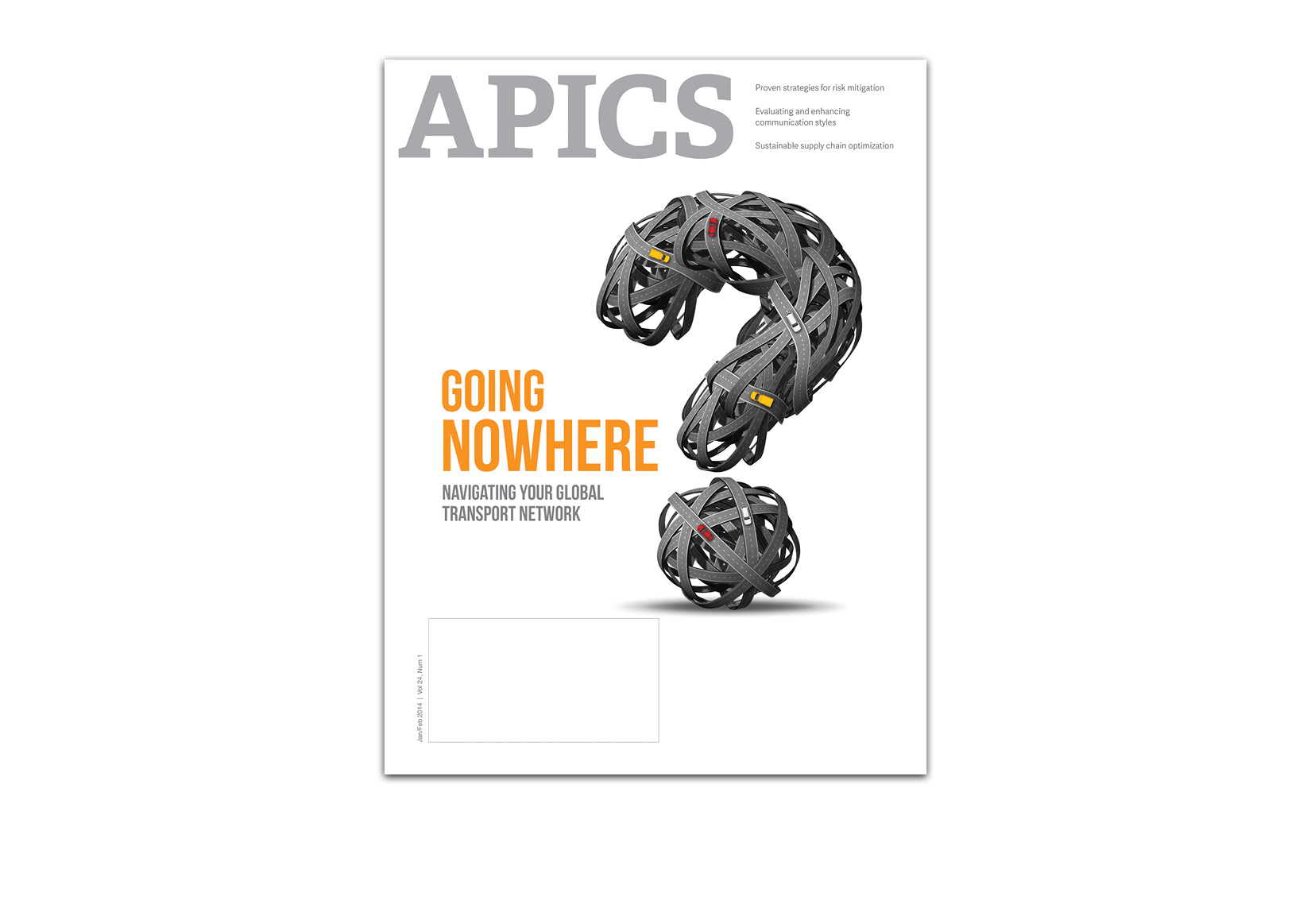  Cover for the January/February 2014&nbsp; APICS  magazine. 