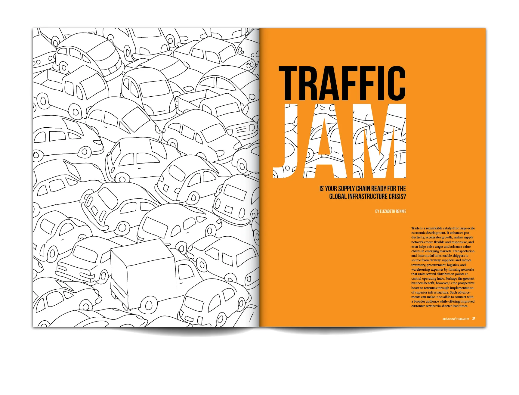  Cover story for the January/February 2014 issue of  APICS  magazine. 