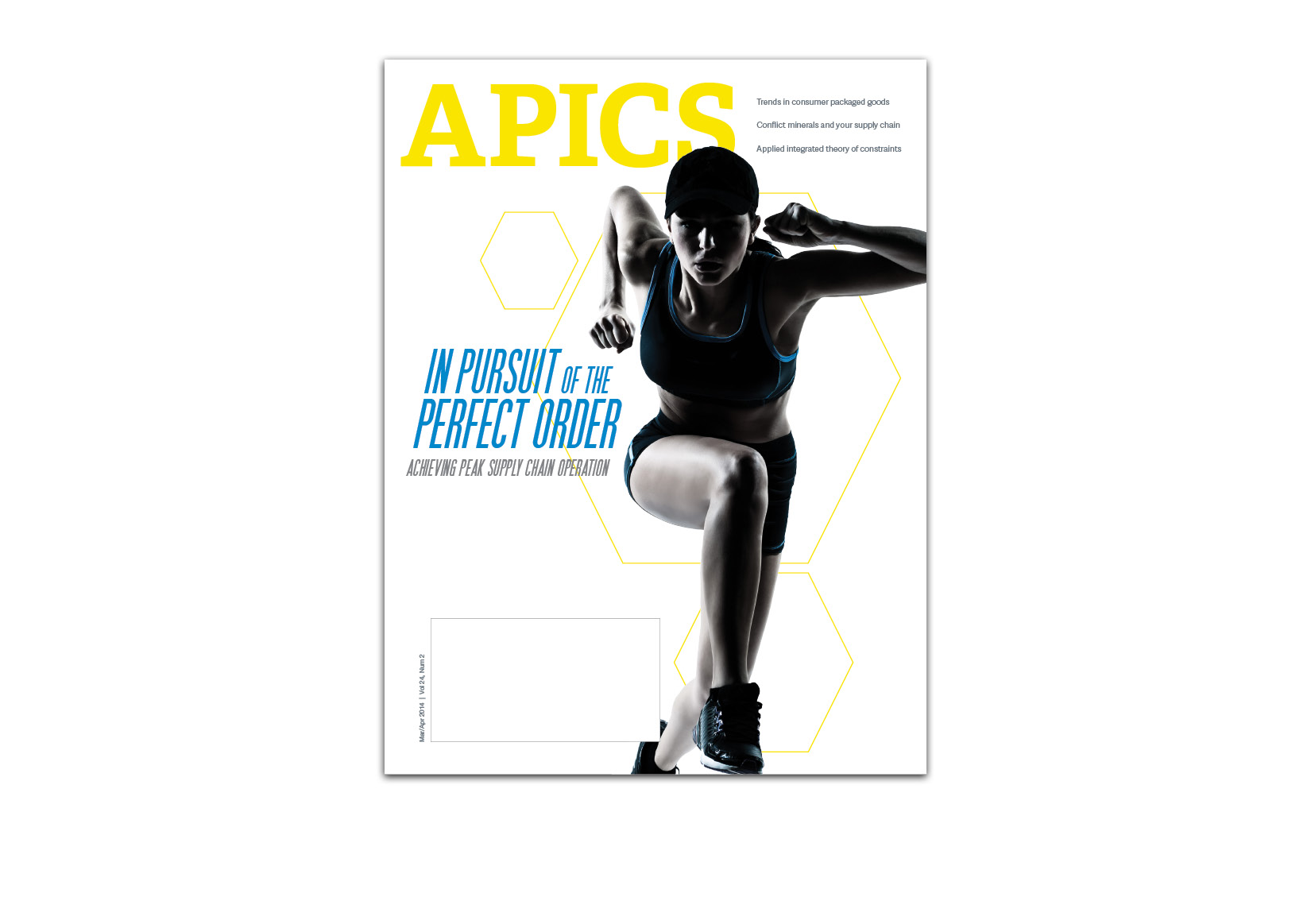  Cover for the March/April 2014&nbsp; APICS &nbsp;magazine. 