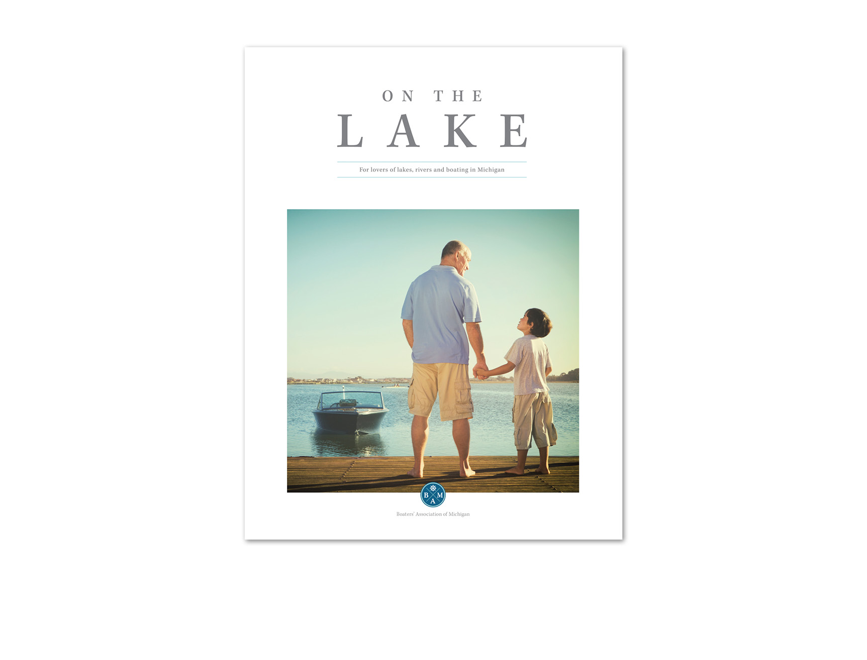  Cover for the first issue of  ON THE LAKE . (Winter 2015) 