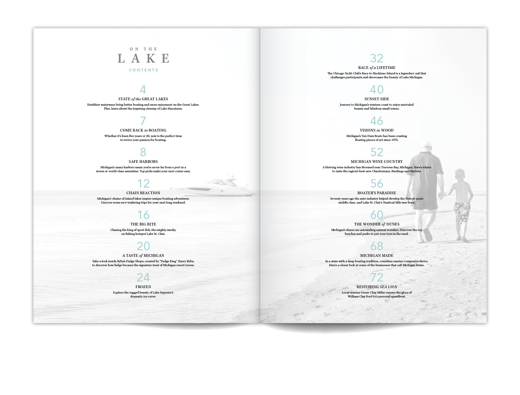  Table of content for the Winter 2015 issue. 
