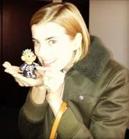 Agyness Deyn model/actress/designer (with my succulent troll)