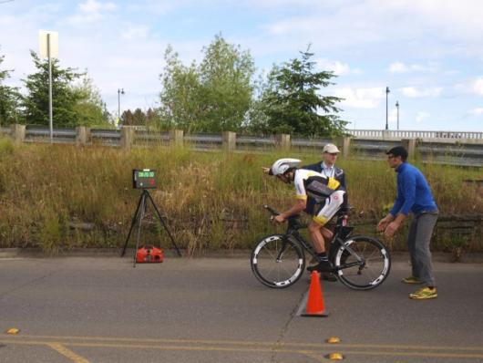 Michael Goodman off to a 5th place finish in the TT