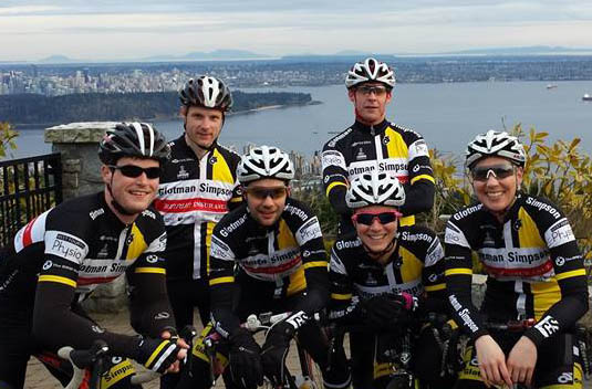 Just take a look at these happy cyclists in their brand new threads!
