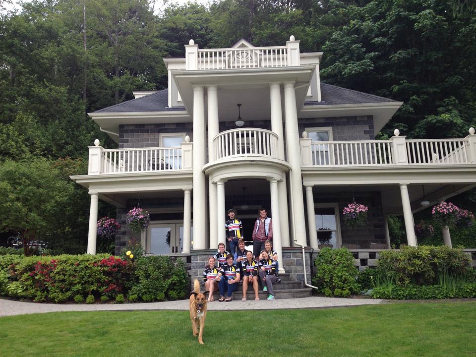 Swanky team home for the weekend.