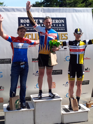 Joost taking one of three podiums, dominating the Masters Mens group.