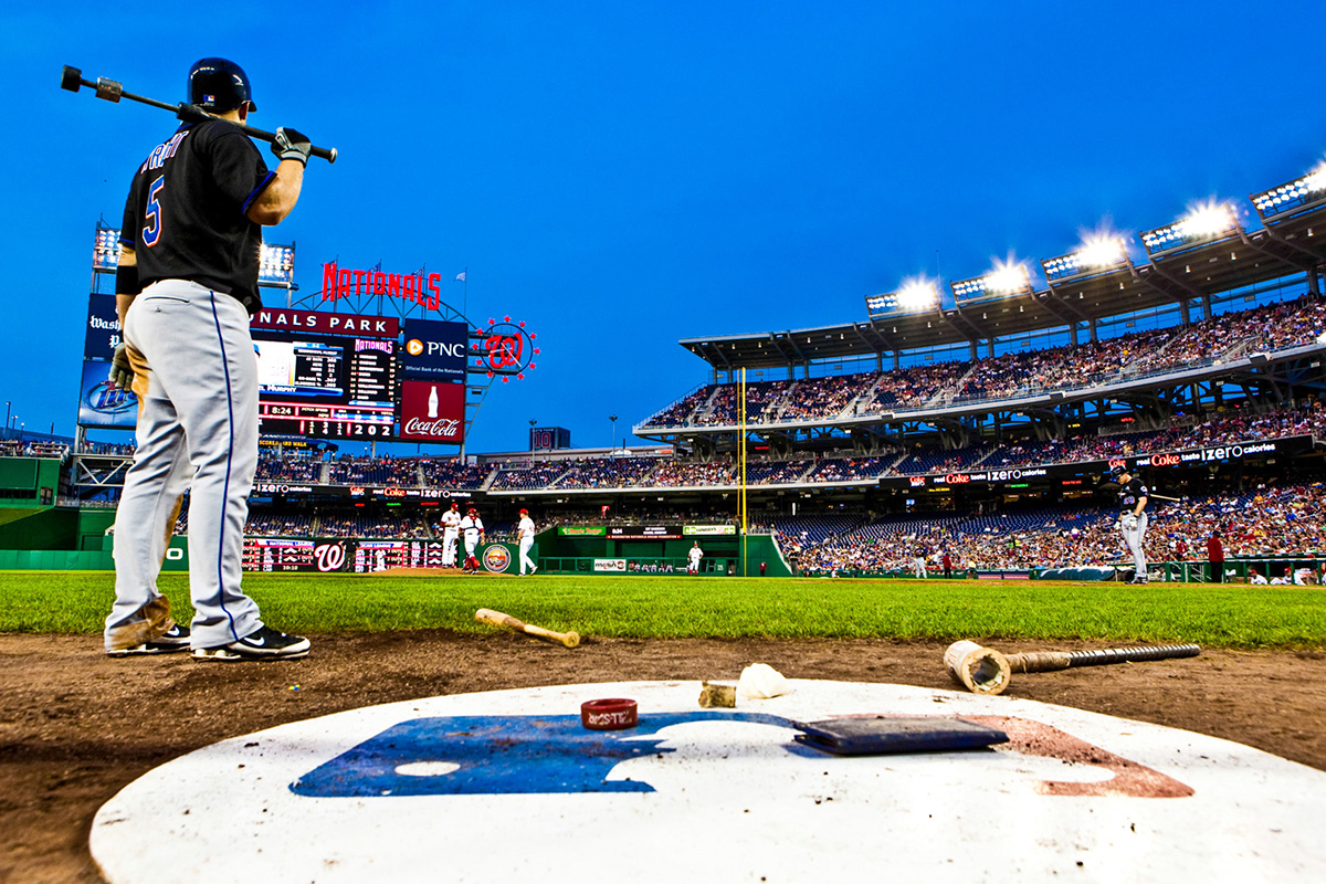 The NY Mets at Nationals Park by Nick Khazal