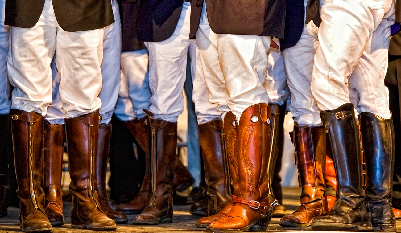 Polo players by Nick Khazal