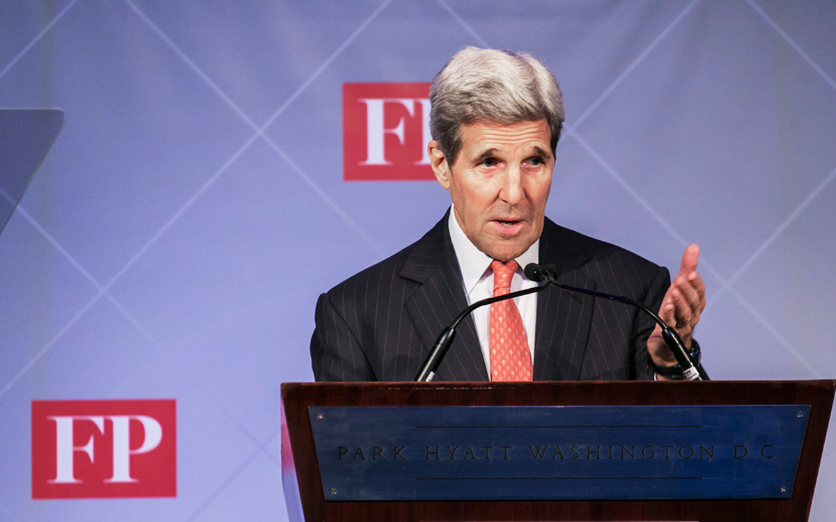 Secretary of State John Kerry by Nick Khazal