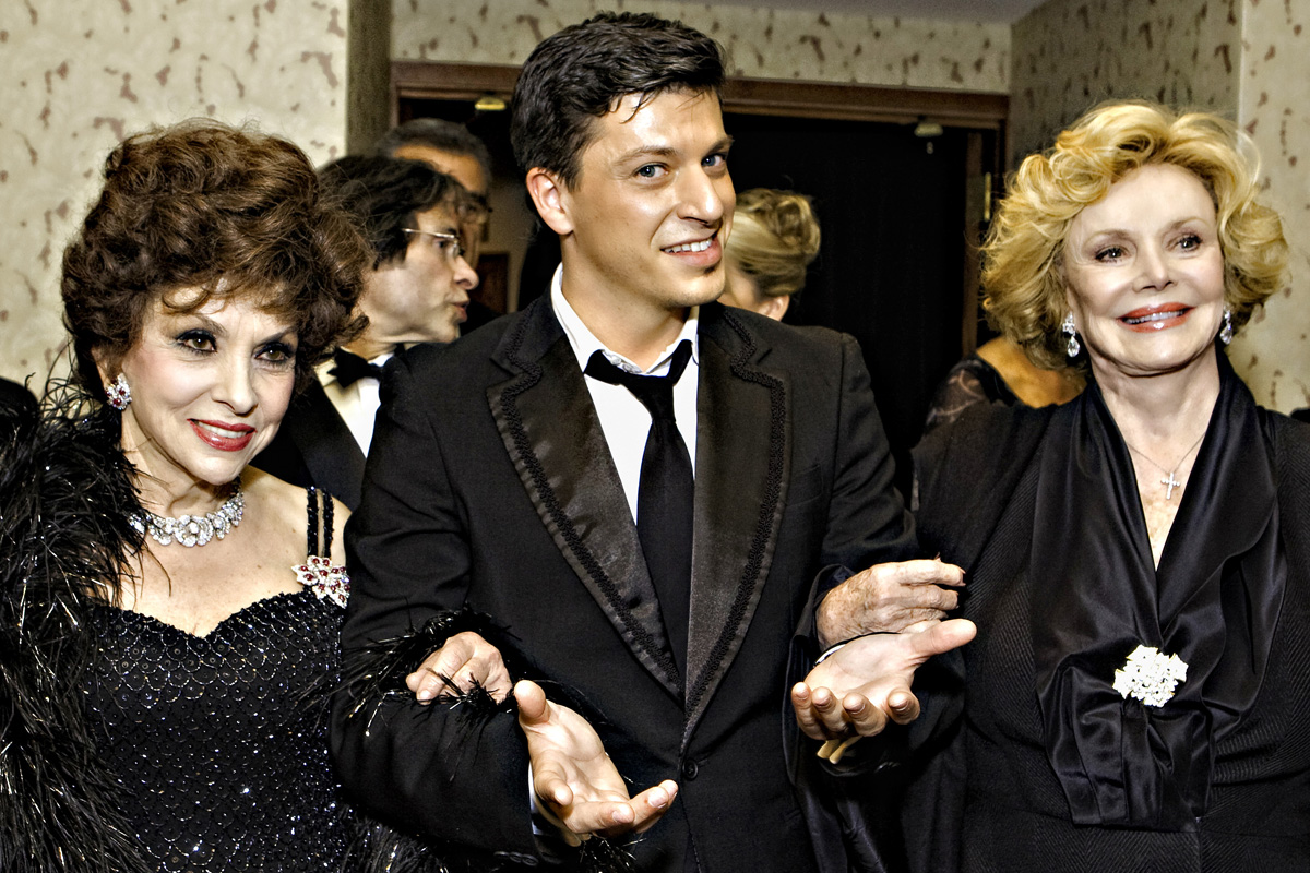Gina Lollobrigida and Barbara Sinatra at NAIF by Nick Khazal