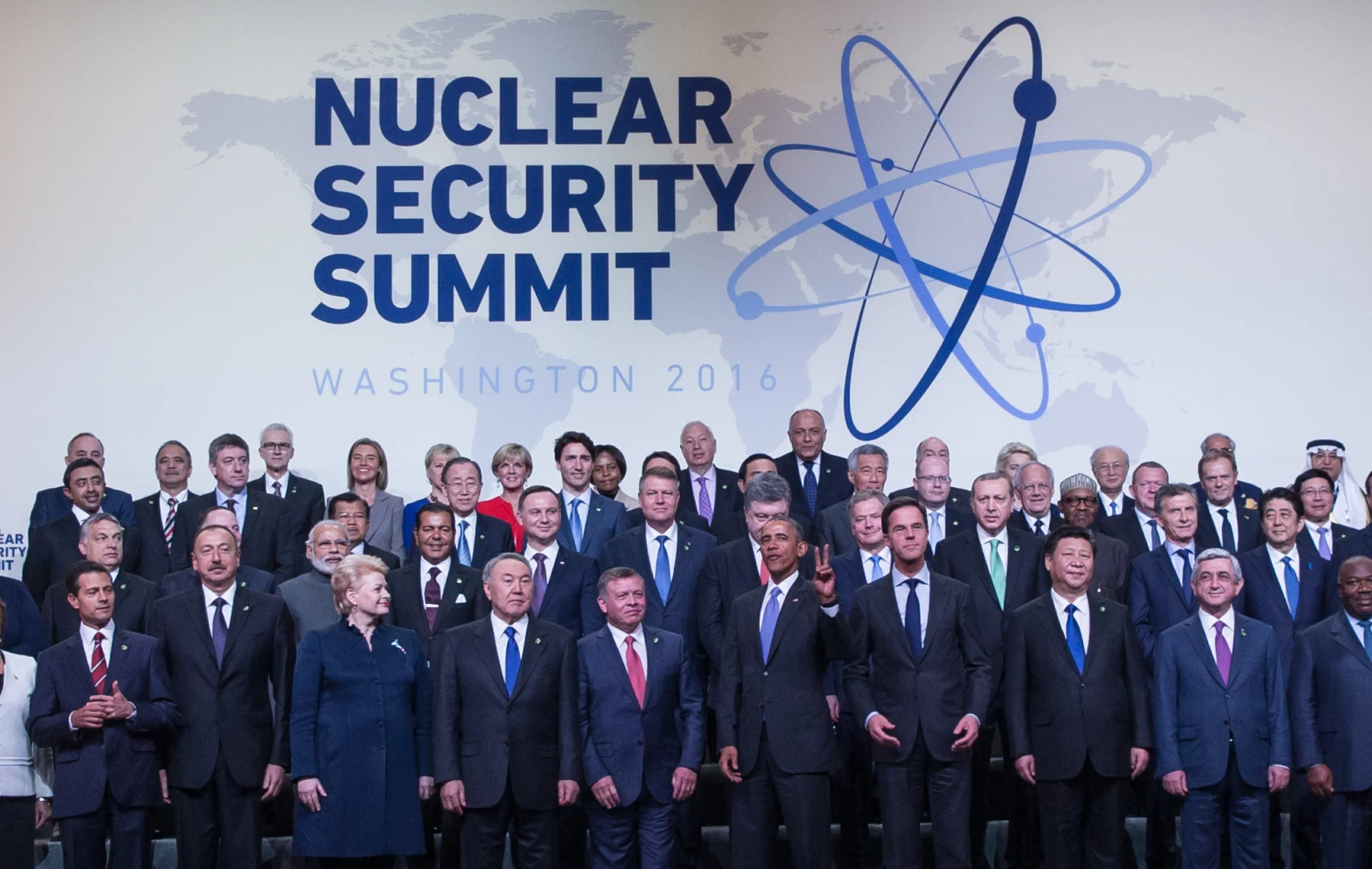 Group Photo at the 2015 Nuclear Security Summit by Nick Khazal