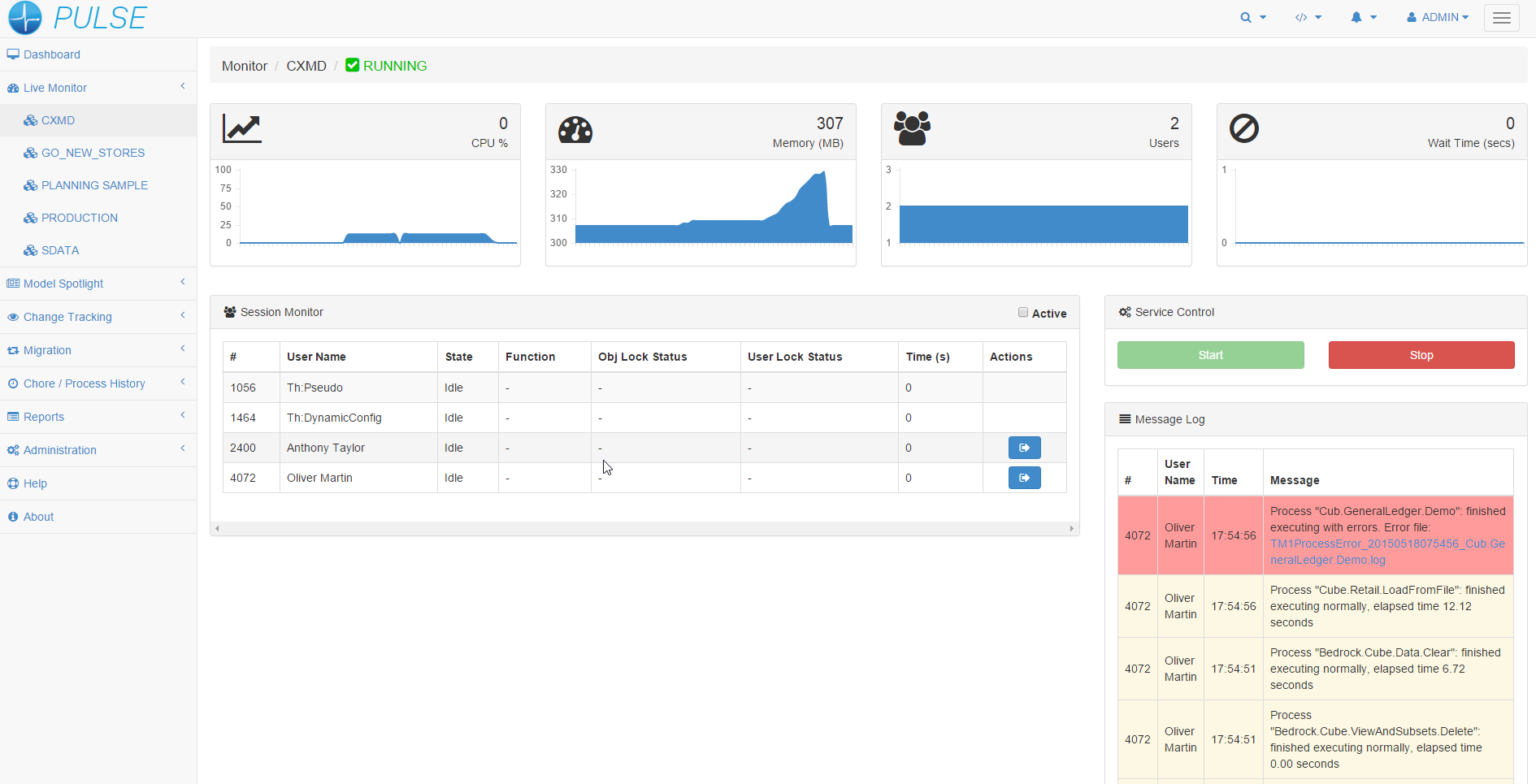 Live Monitor
