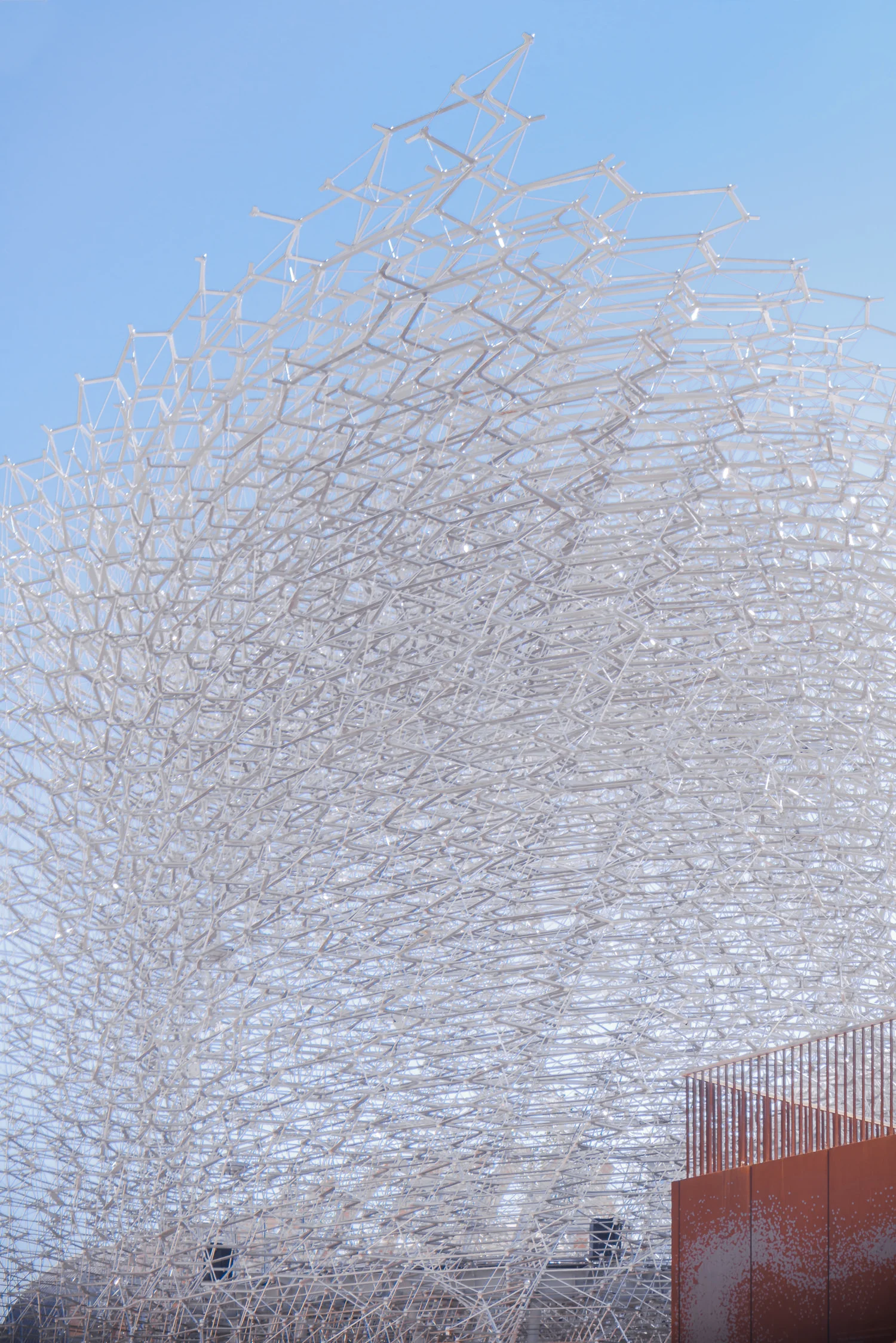 details of uk pavilion, milan expo, mark hadden architecture photographer