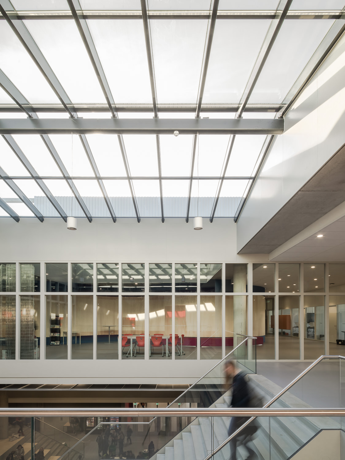 stairs at zernike college by mark hadden architectuurfotograaf, amsterdam