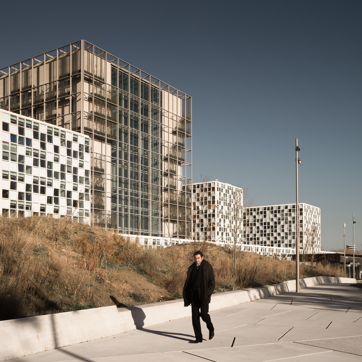 landscape view of the icc in the hague