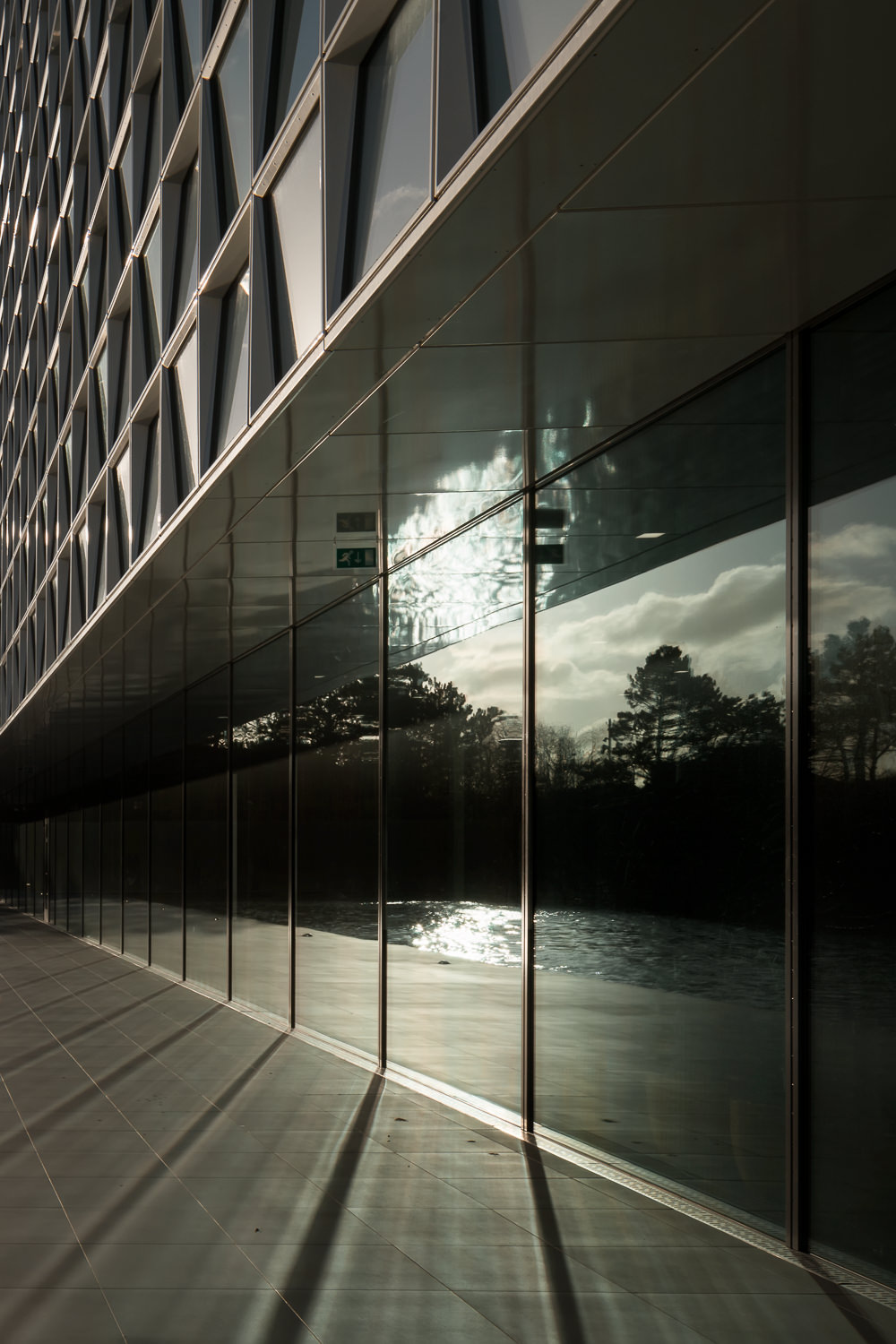 facade detail icc den haag by schmidt hammer lasson