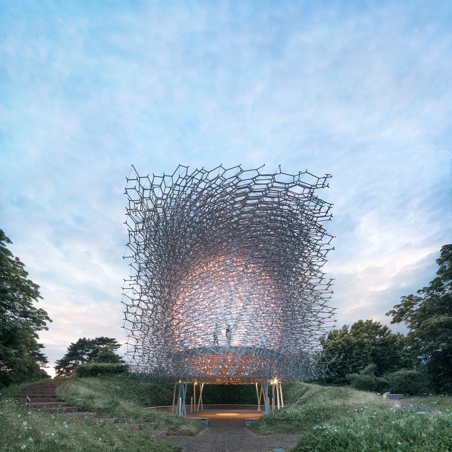 The Hive At Kew. Early Evening. Mark Hadden Architecture Photographer