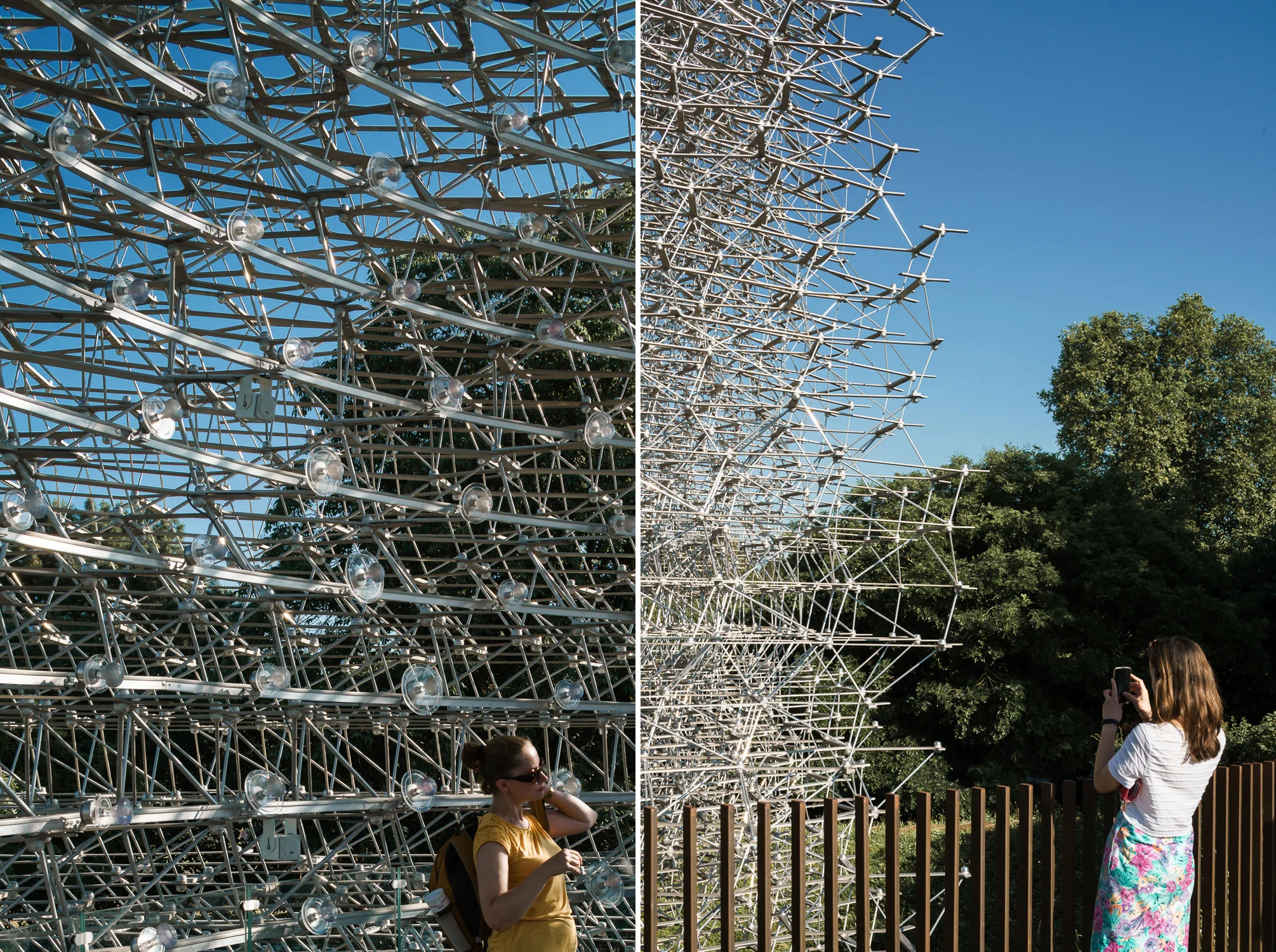 Onlookers at The Hive, Kew Gardens. Mark Hadden Architecture Photographer