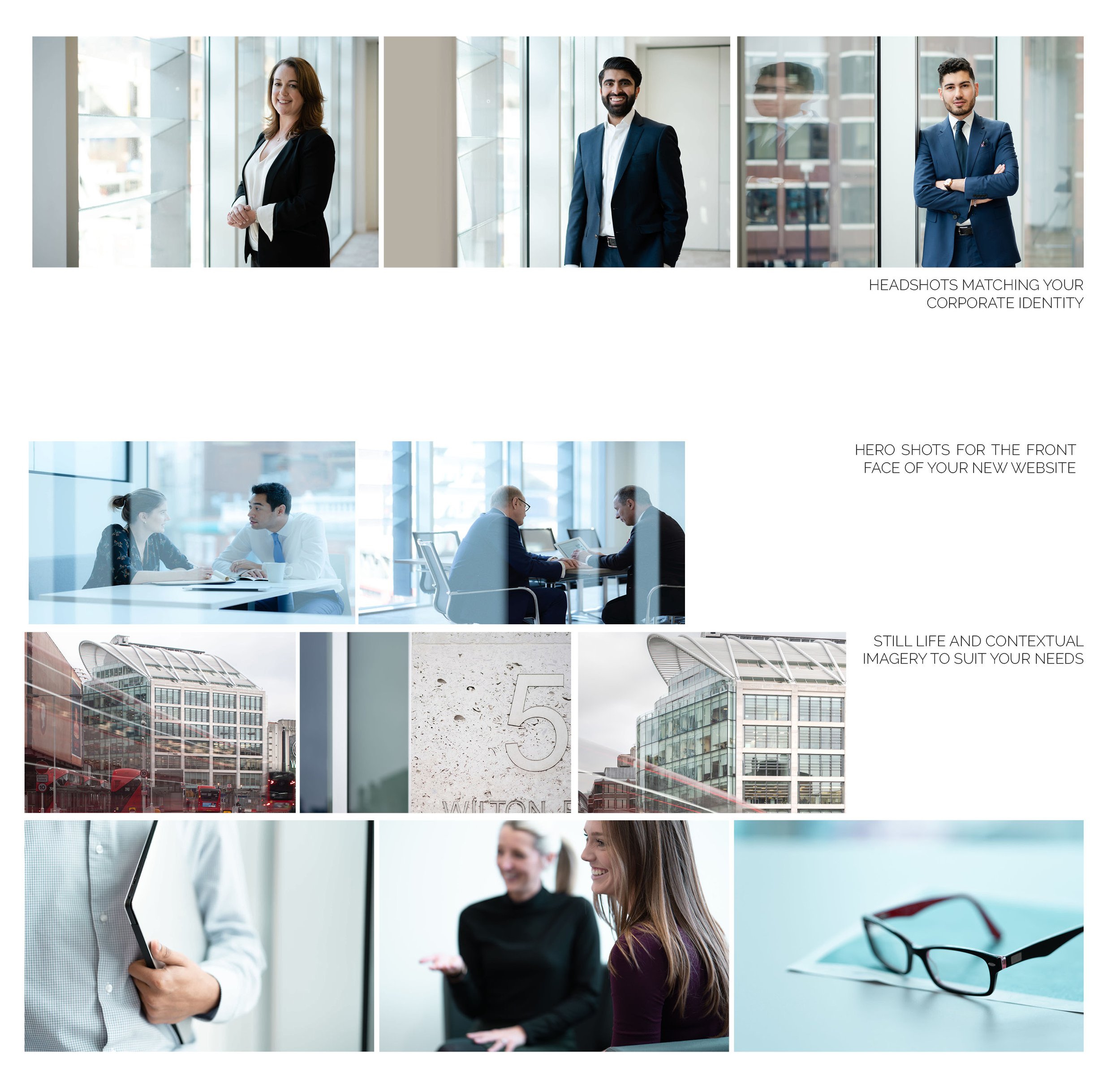 Re-Branding Photography and Portraits For Finance London