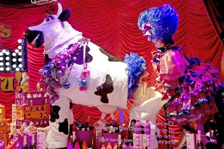 Selfridges' Christmas windows display, London