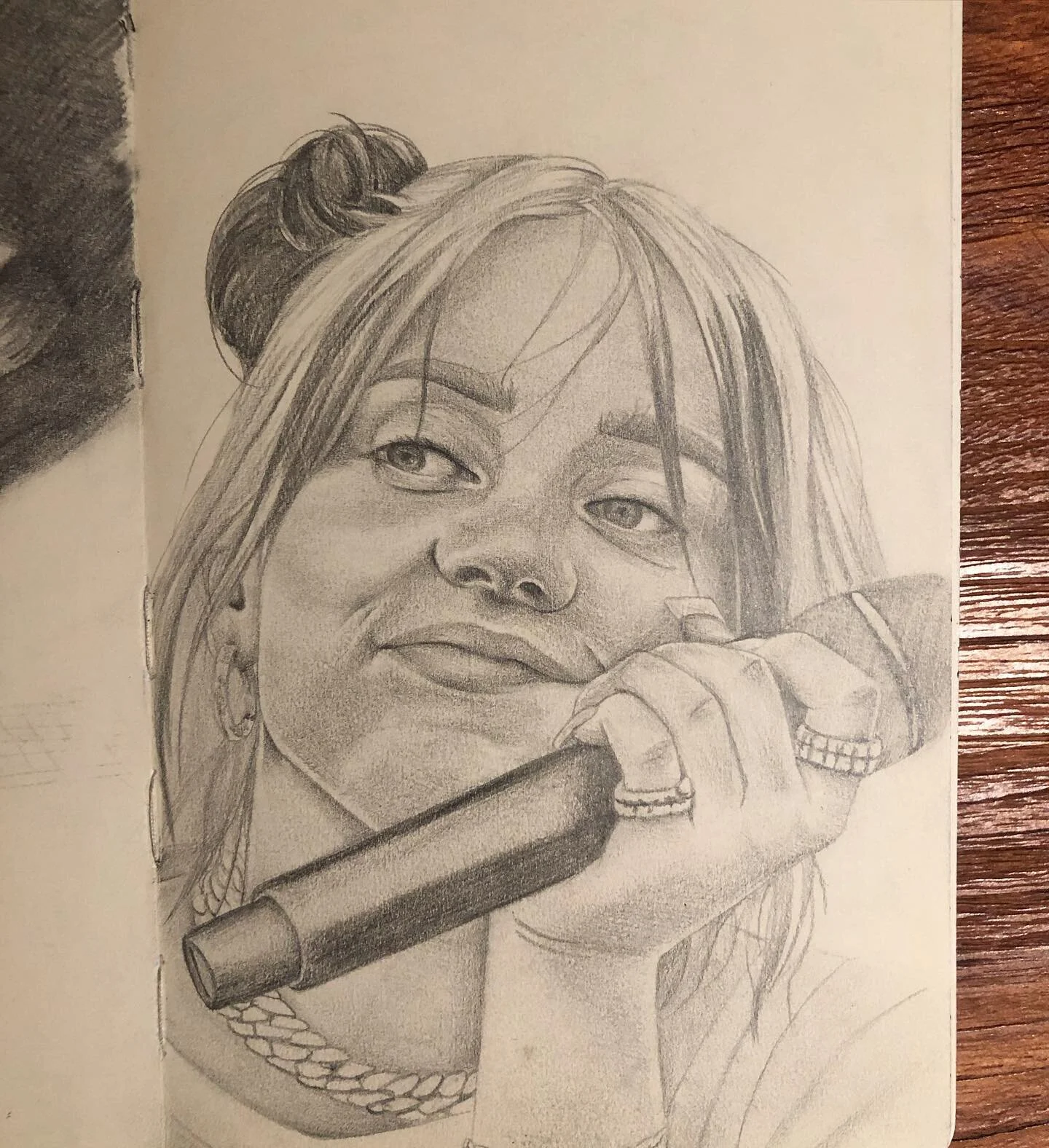 Day 25 - Billie Eilish 

#trekell30 #billieeilish #graphite #sketchbook #moleskine