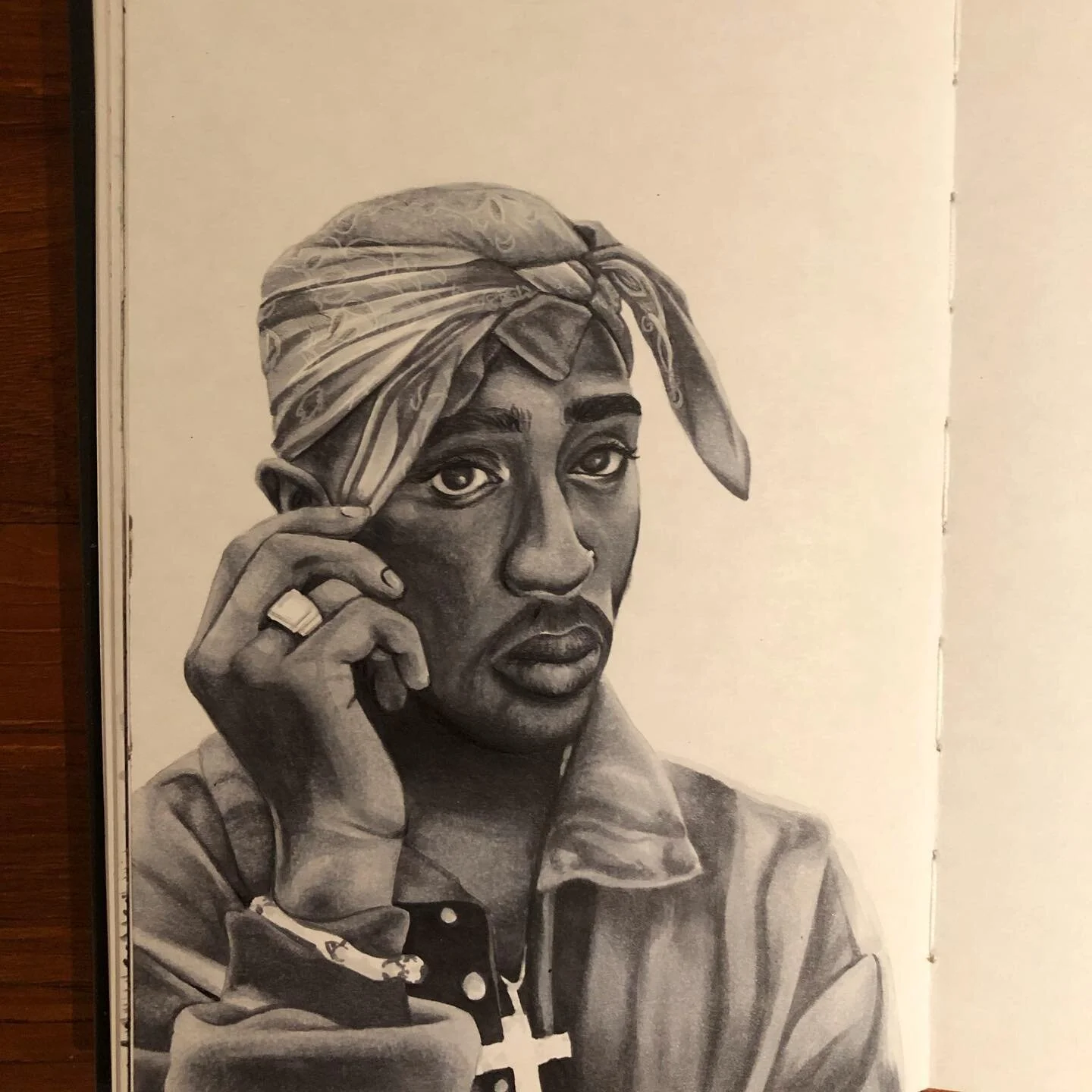 Day 26 - 2pac 

#trekell30 #tupac #2pac #copicmarkers #sketchbook