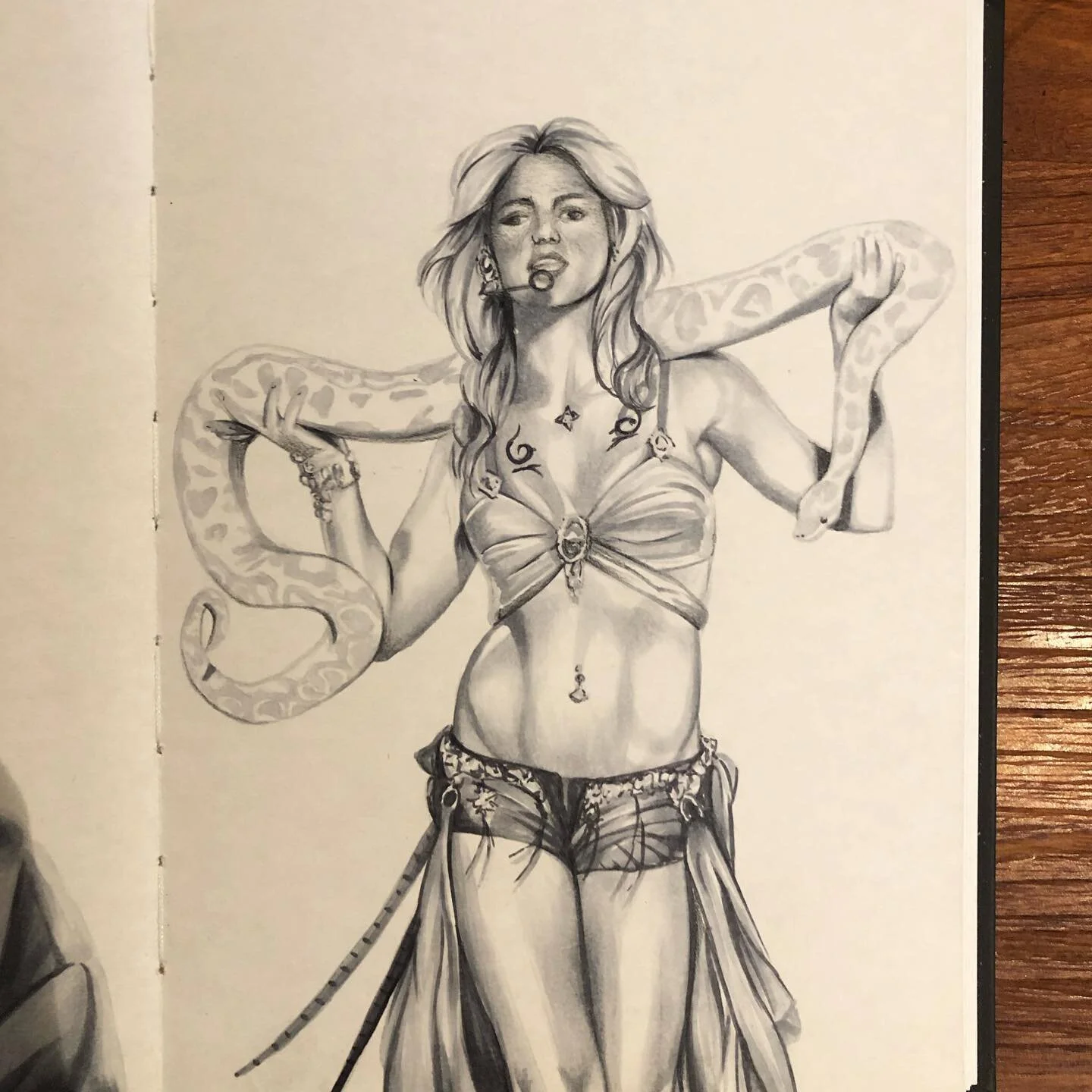 Day 27 - it&rsquo;s Britney bitch 

#trekell30 #britneyspears #copicmarkers #sketchbook
