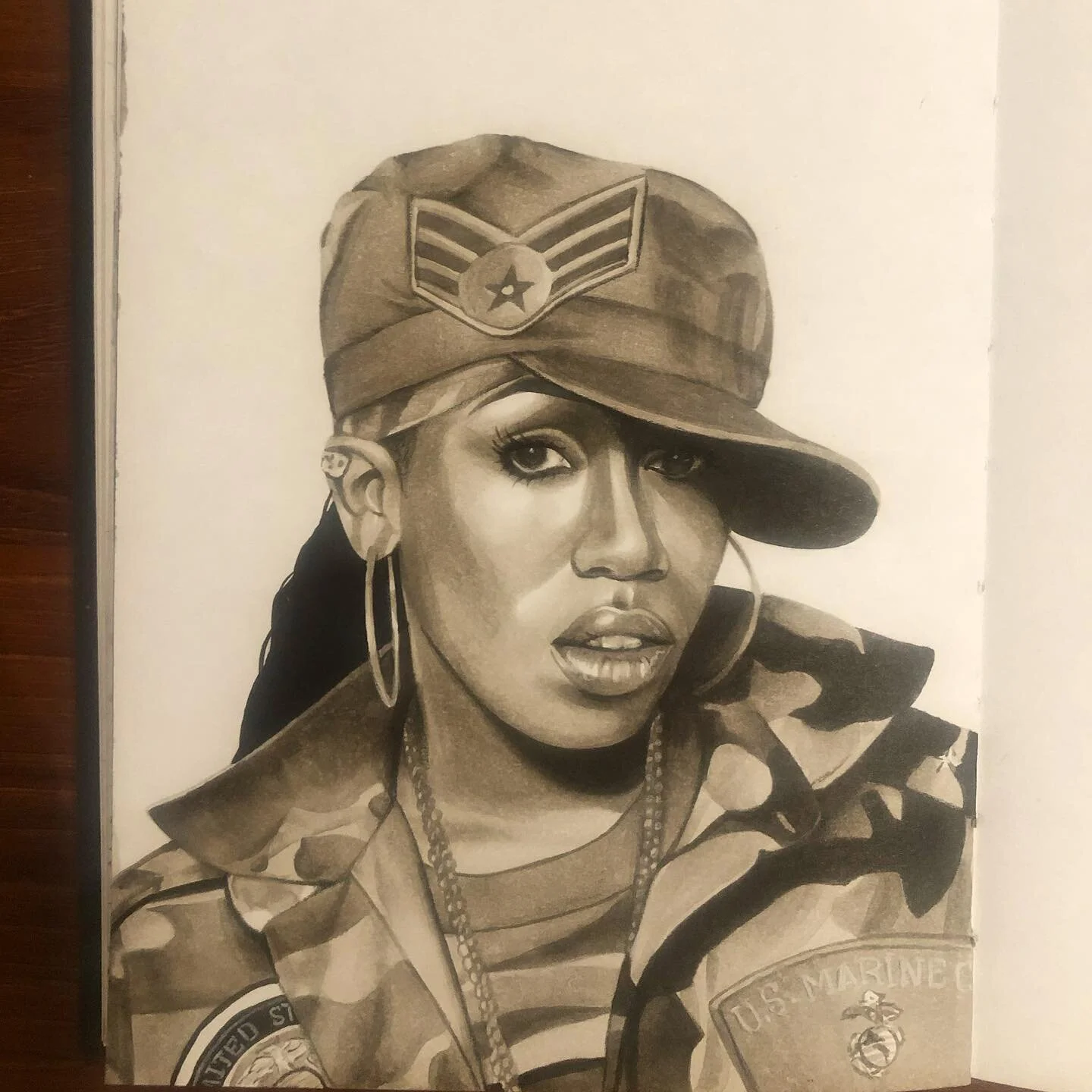 Day 30 - Missy Elliott 

#trekell30 #missyelliott #copicmarkers #sketchbook