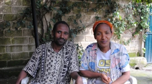 Two of our talented craftsmen in Addis Ababa, Ethiopia.