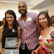 Claire Uno, Assistant Executive Director at Tisch Center for Food Policy; David DeVaughn, Senior Manager at City Harvest; Leah Eden, Policy Fellow at United Way 