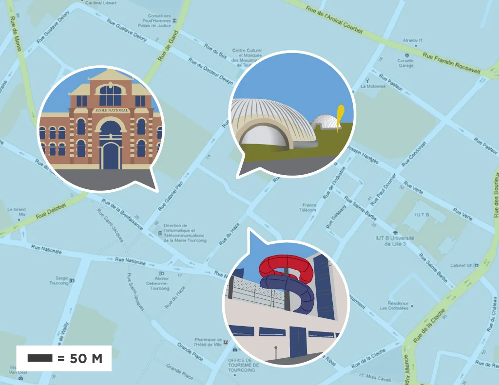 Context Map: Tourcoing