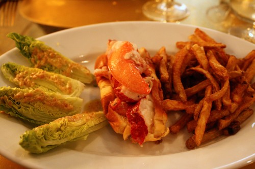 The signature dish a Lobster Bar
