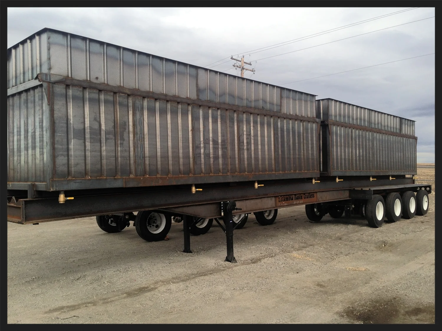 Side dump before painted